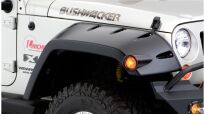 Poszerzenia nadkoli przednie Bushwacker Pocket Style - Jeep Wrangler JK 2 drzwi - 2