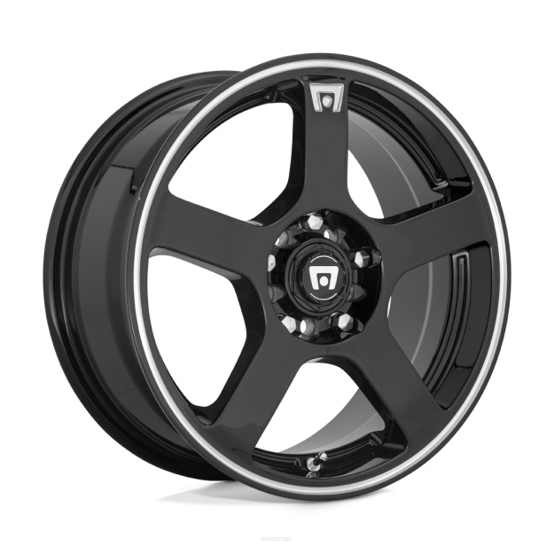 Felga aluminiowa MR116 FS5 Gloss Black W/ Machined Flange MOTEGI RACING