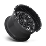 Felga aluminiowa D581 TRITON Gloss Black Milled FUEL - 2