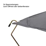 Namiot Dachowy MIGHTY OAK GEN 3.0 190 ECO / Grafitowy - 17