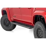 Progi, stopnie boczne regulowane aluminiowe Rough Country SRX2 Double Cab - 2