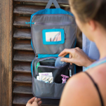 Turystyczna kosmetyczka Wash Bag niebieska Lifeventure - 6