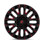 Felga aluminiowa D829 QUAKE Gloss Black Milled Red Tint FUEL - 3
