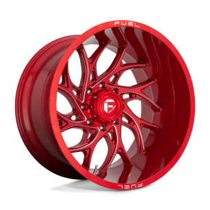 Felga aluminiowa D742 Runner Candy RED Milled Fuel