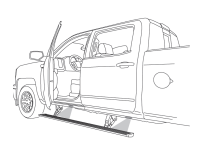 Progi elektryczne PowerStep AMP Research - Ford F150 01-03 - 3