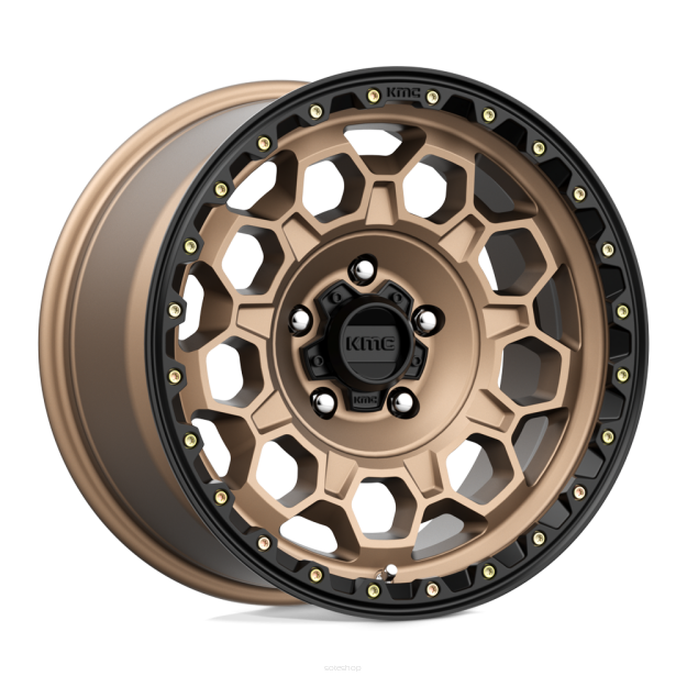 Felga aluminiowa KM545 TREK Matte Bronze W/ Black Lip KMC