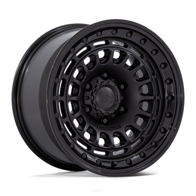 Felga aluminiowa BR014 SAHARA Matte Black W/ Gloss Black Lip BLACK RHINO