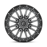 Felga aluminiowa D680 Rebel Matte GUN Metal Black Bead Ring Fuel - 3