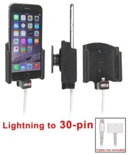 Uchwyt do Apple iPhone 7 z możliwością wpięcia kabla lightning USB