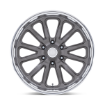 Felga aluminiowa UC145 RAMBLER 6 Matte Gunmetal Diamond Cut Lip US MAGS - 3