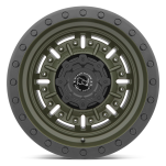 Felga aluminiowa ABRAMS Olive Drab Green BLACK RHINO - 3