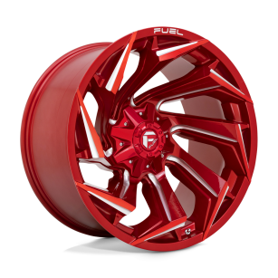 Felga aluminiowa D754 REACTION Candy Red Milled FUEL