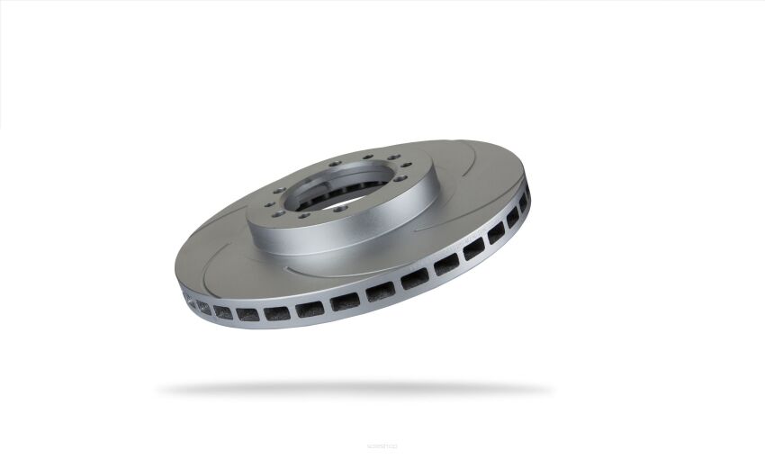 Pedders Slotted Geomet Coated Rotor
