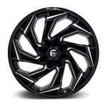 Felga aluminiowa D753 Reaction Gloss Black Milled Fuel - 3