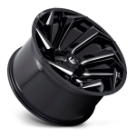 Felga aluminiowa D753 Reaction Gloss Black Milled Fuel - 2