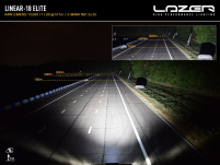 Zestaw lampy LAZER Linear 18 Elite+ - z systemem montażu w fabrycznym grillu - Toyota Tacoma TRD (2024 -) - 9