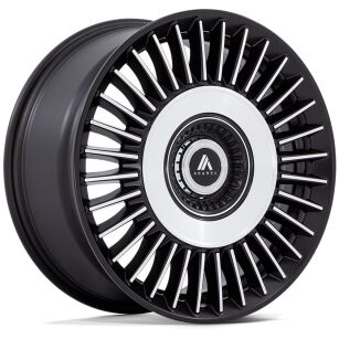Felga aluminiowa AB040 TIARA Satin Black Bright Mach Face ASANTI