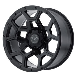 Felga aluminiowa 8x18" 5x127 ET30 Matte Black Overland Black Rhino - Jeep Grand Cherokee WJ 99-04