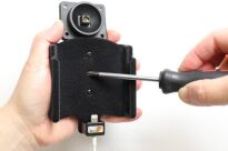 Uchwyt do Apple iPhone Xr z możliwością wpięcia kabla lightning USB - 7