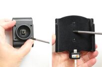 Uchwyt do Apple iPhone Xr z możliwością wpięcia kabla lightning USB - 8