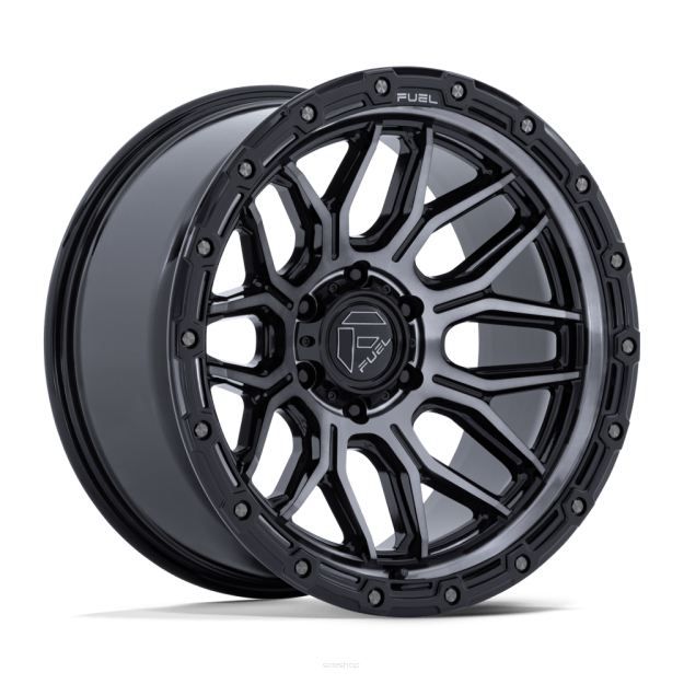 Felga aluminiowa FC881 SURGE Gloss Black Machined W/ Gray Tint FUEL