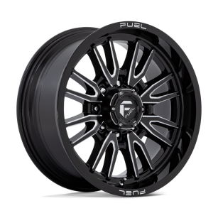 Felga aluminiowa D761 CLASH Gloss Black Milled FUEL