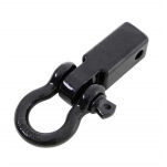 Mocowanie szekli do haka holowniczego stalowe black Smittybilt - 2