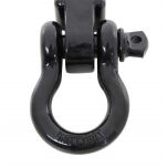 Mocowanie szekli do haka holowniczego stalowe black Smittybilt - 3