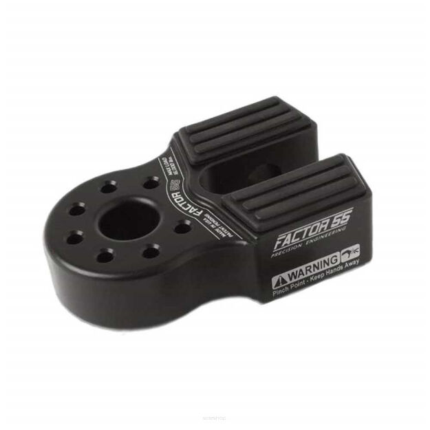 Flatlink zaczep/szekla liny wyciągarki czarny Factor 55