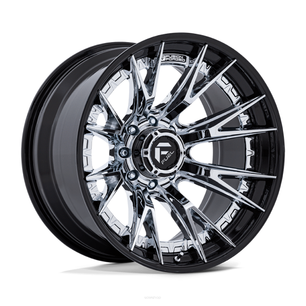 Felga aluminiowa FC402 CATALYST Chrome W/ Gloss Black Lip FUEL