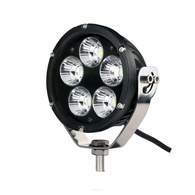 Lampa Led Driving light - side bracket - round black, CREE 50W