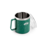 Kubek turystyczny z wieczkiem Glacier Stainless Camp Cup 444ml zielony GSI - 3