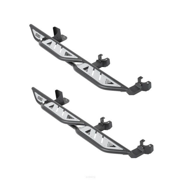 Progi boczne Apollo Rock Sliders Smittybilt - Jeep Wrangler JK 07-18 4 Drzwi