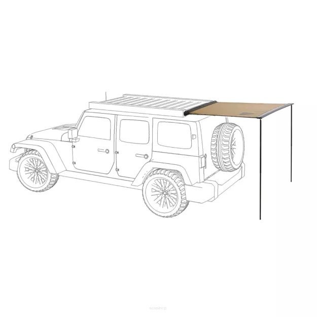 Markiza zadaszenie 140 cm VICKYWOOD Piaskowa