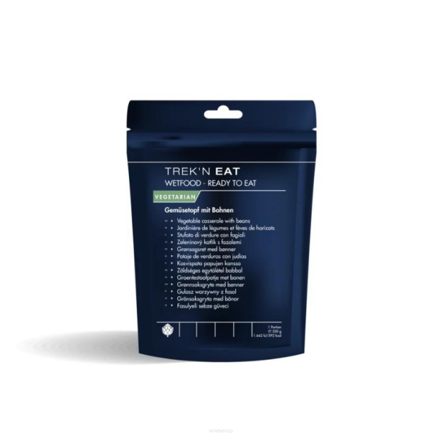 Gotowy posiłek vegetariański gulasz z fasolą 350g Trek'n Eat