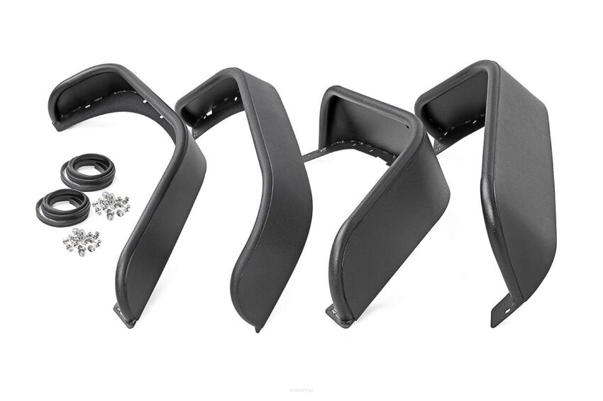 Poszerzenia Nadkoli Tubular Style Rough Country - Jeep Wrangler JK 07-18