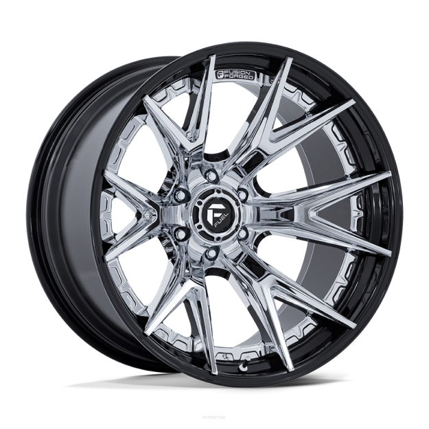 Felga aluminiowa FC402 CATALYST Chrome W/ Gloss Black Lip FUEL
