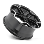 Felga aluminiowa P1A Gloss Black W/ Machined Cut Face PETROL - 3