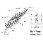 Panel wewnętrzny MOLLE prawy Bison Gear - 5