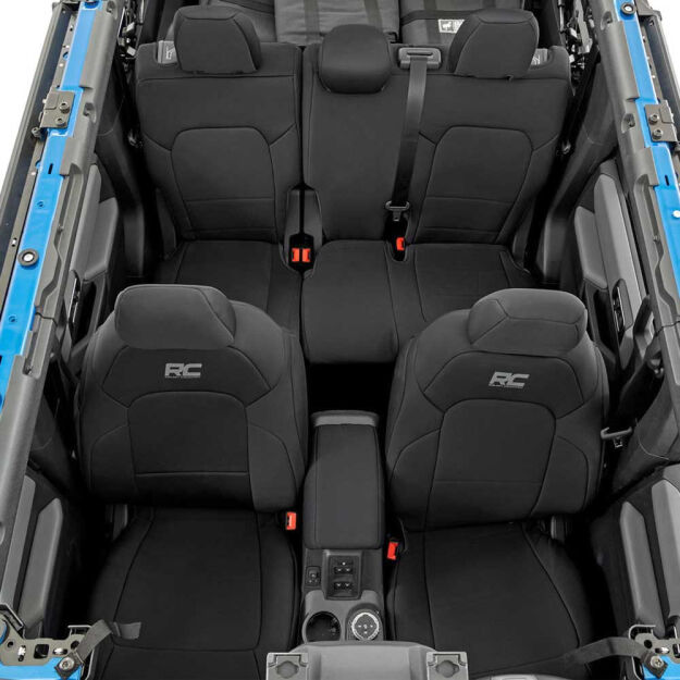 Komplet pokrowców na fotele neoprene black Rough Country