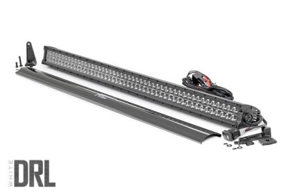Listwa LED CREE 127cm Podwójny Rząd Czarny Panel Biały DRL Rough Country