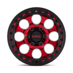 Felga aluminiowa KM237 RIOT BEADLOCK Candy Red W/ Satin Black Ring KMC - 3