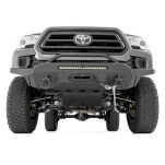 Zderzak stalowy zwiększony prześwit przód Rough Country Hybrid - 4