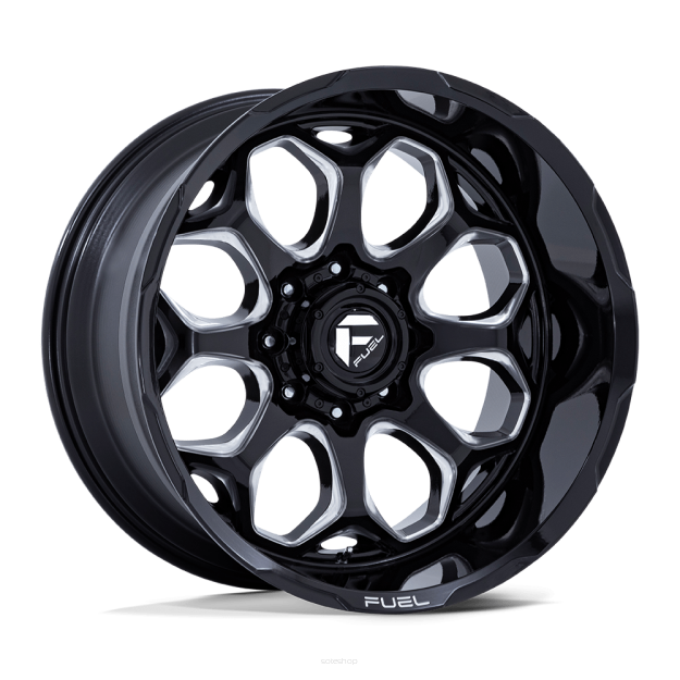 Felga aluminiowa FC862 SCEPTER Gloss Black Milled FUEL