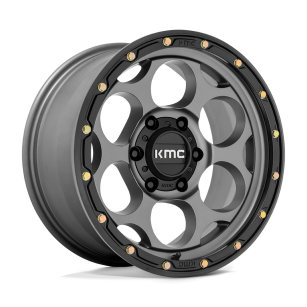 Felga aluminiowa KM541 DIRTY HARRY Satin Gray W/ Black Lip KMC