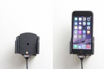 Uchwyt regulowany do Apple iPhone X w futerale lub obudowie z wbudowanym kablem USB oraz ładowarką samochodową - 6