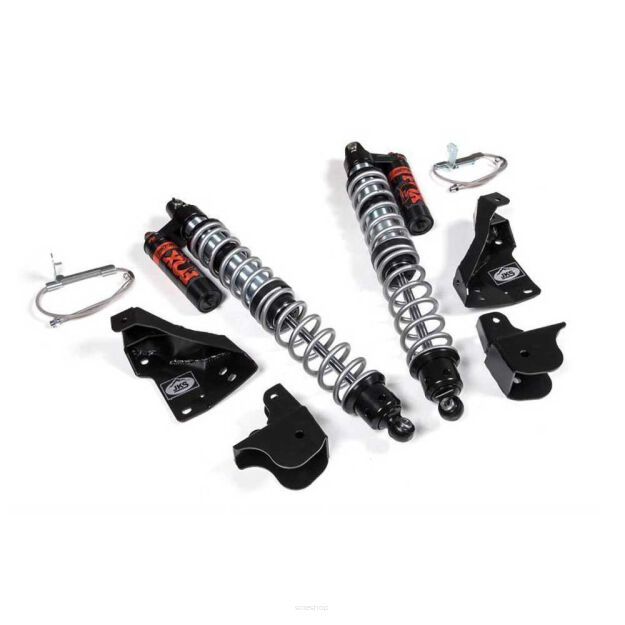 Amortyzatory gazowe tył Coilover FOX z relokacją mocowania JKS Reservoir DSC Lift 2-5
