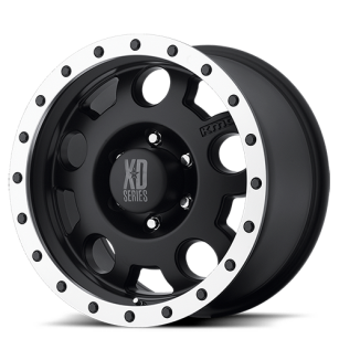 Felga aluminiowa 9x17" 5x127 ET0 XD Series Model 125 Czarny - Jeep Wrangler JL