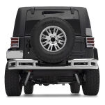 Zestaw zderzaków rurowych + progi,stopnie stal nierdzewna SMITTYBILT - Jeep Wrangler JK 07-18 - 6