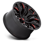 Felga aluminiowa D823 FLAME Gloss Black Milled W/ Candy Red FUEL - 2